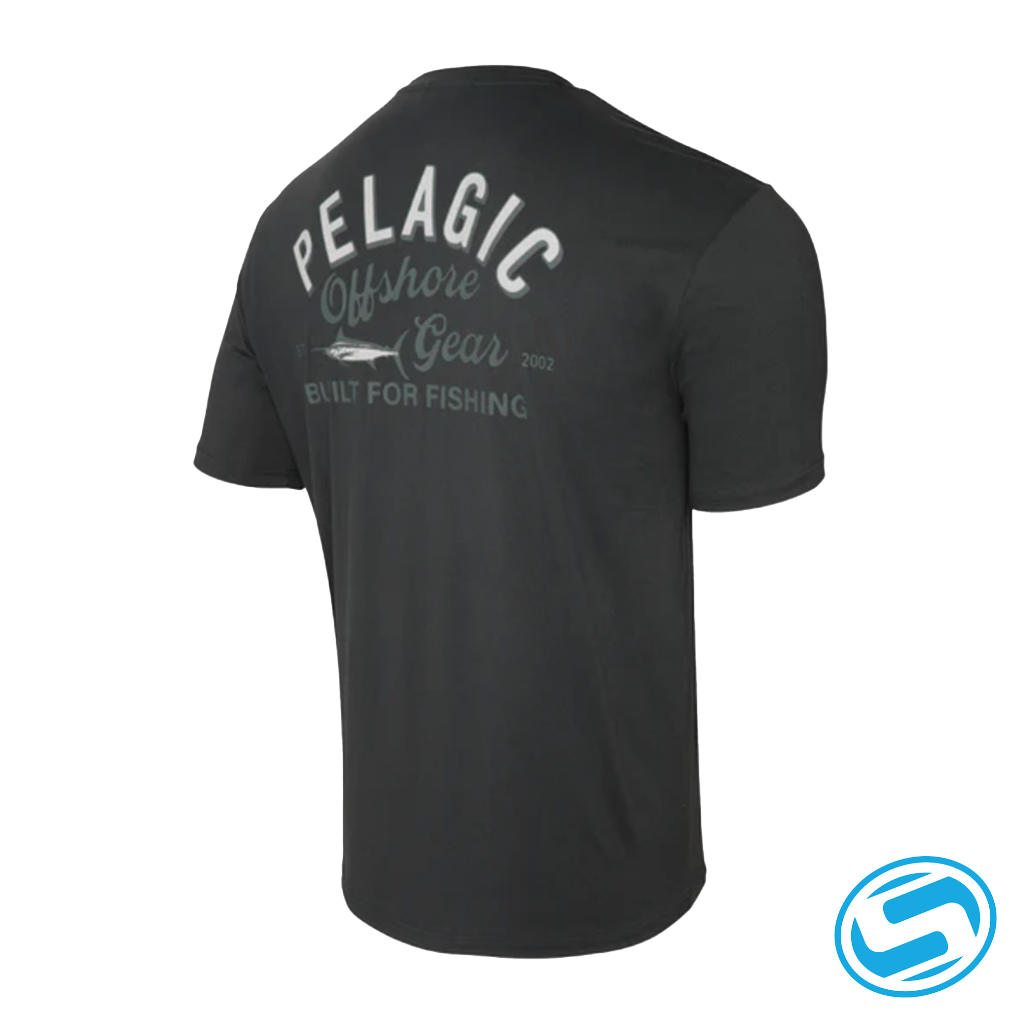 T-shirt Pelagic Homme Gris XL, Pêche Offshore, Marlin
