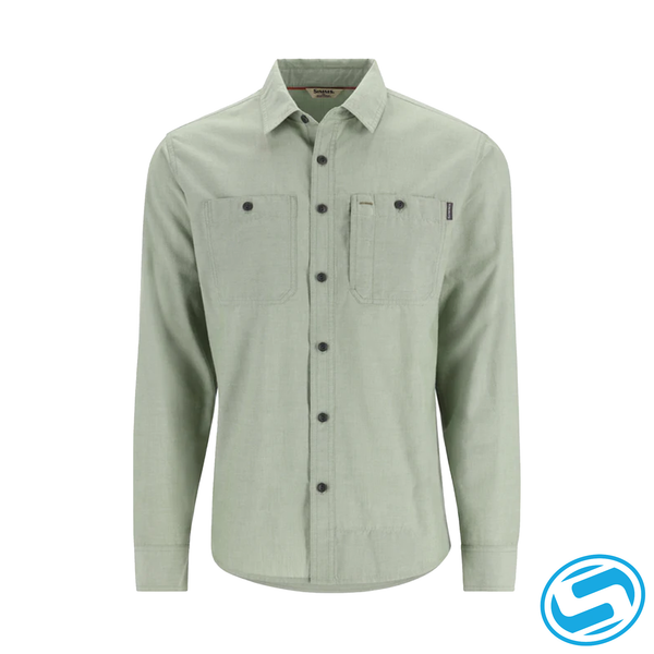 Men's Simms Cutbank Chambray Long Sleeve Shirt - SALE