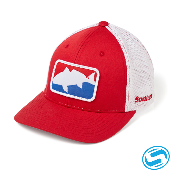 Men's Sodium National Redfish Trucker Flexfit Hat