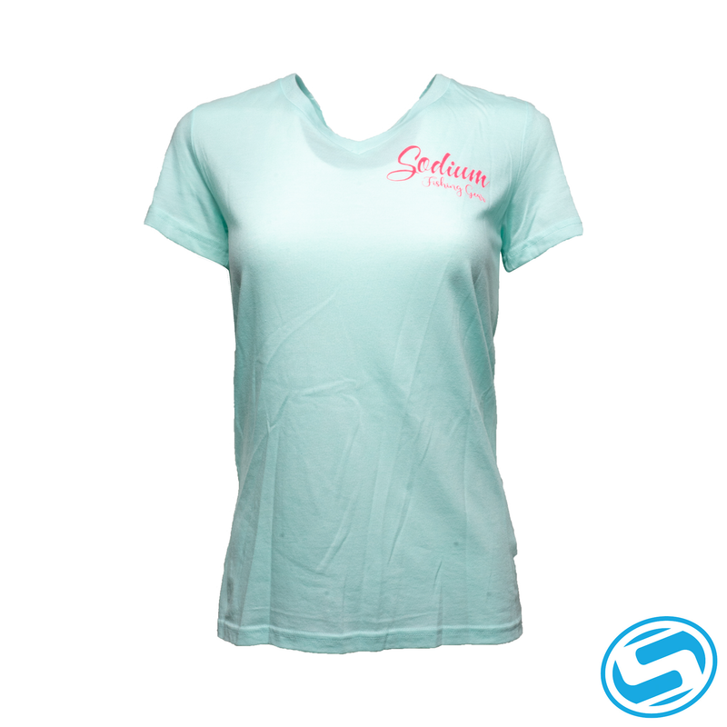 Women's Sodium Diamond Established V-Neck Short Sleeve T-Shirt