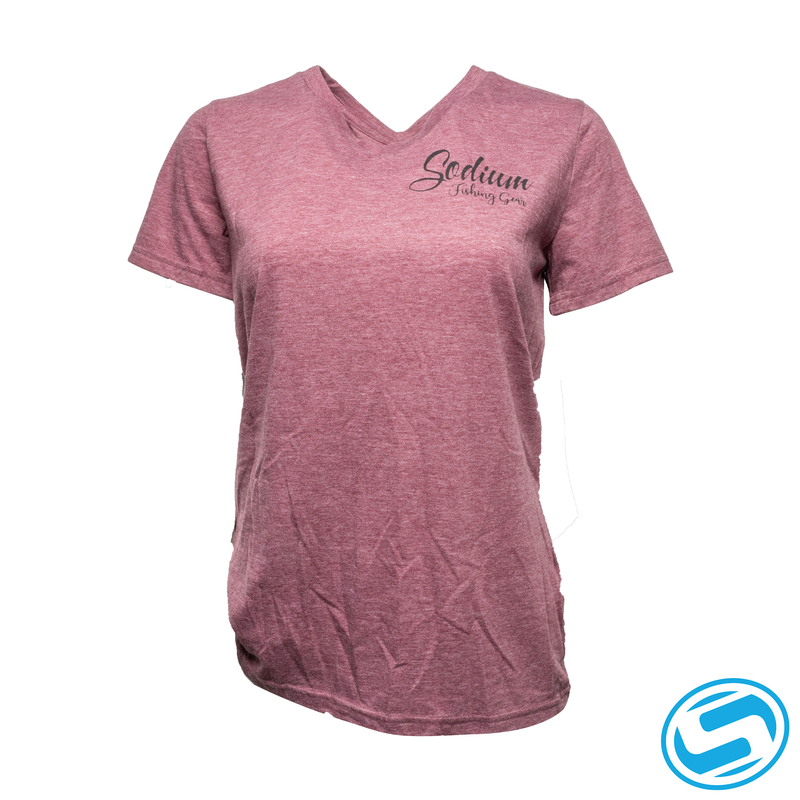 Women's Sodium Diamond Established V-Neck Short Sleeve T-Shirt