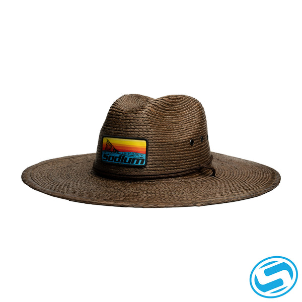 Sodium Sunset Redfish Crushable Straw Hat