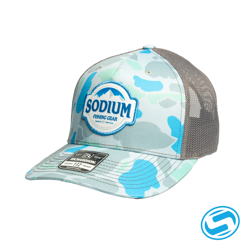 Men's Sodium White Mountains Trucker Adjustable Hat