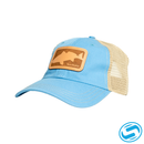 Men's Sodium Leather National Redfish Garment Washed Adjustable Hat