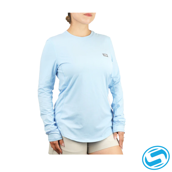 Women's Aftco Air O Mesh Long Sleeve Performance Shirt