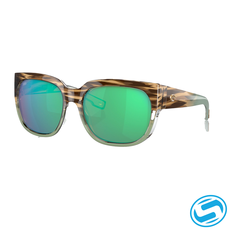 Glass Lenses Costa 580p Z87 Diego Polarized Sunglasses In Blue