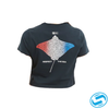 Women's Pelagic Eagle Fade Cropped T-Shirt