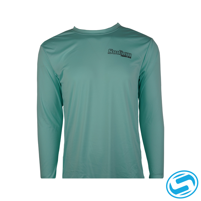 Men's Sodium Finger Mullet Performance Long Sleeve Shirt