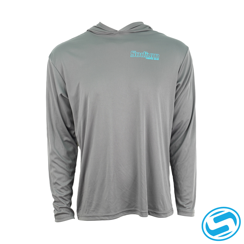 Men's Sodium Flats Skiff Long Sleeve Performance Hooded Shirt