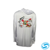 Men's Sodium Florida Flag Inshore Slam Long Sleeve Hooded Performance Shirt