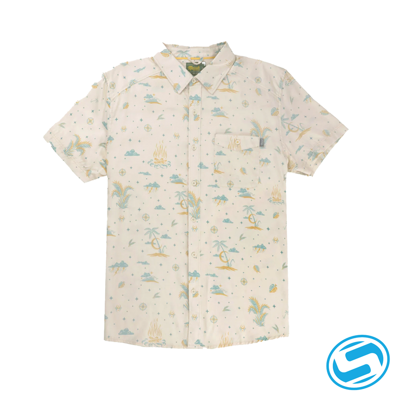 Marsh Wear Hagood Woven Short Sleeve Button Up Shirt- SALE