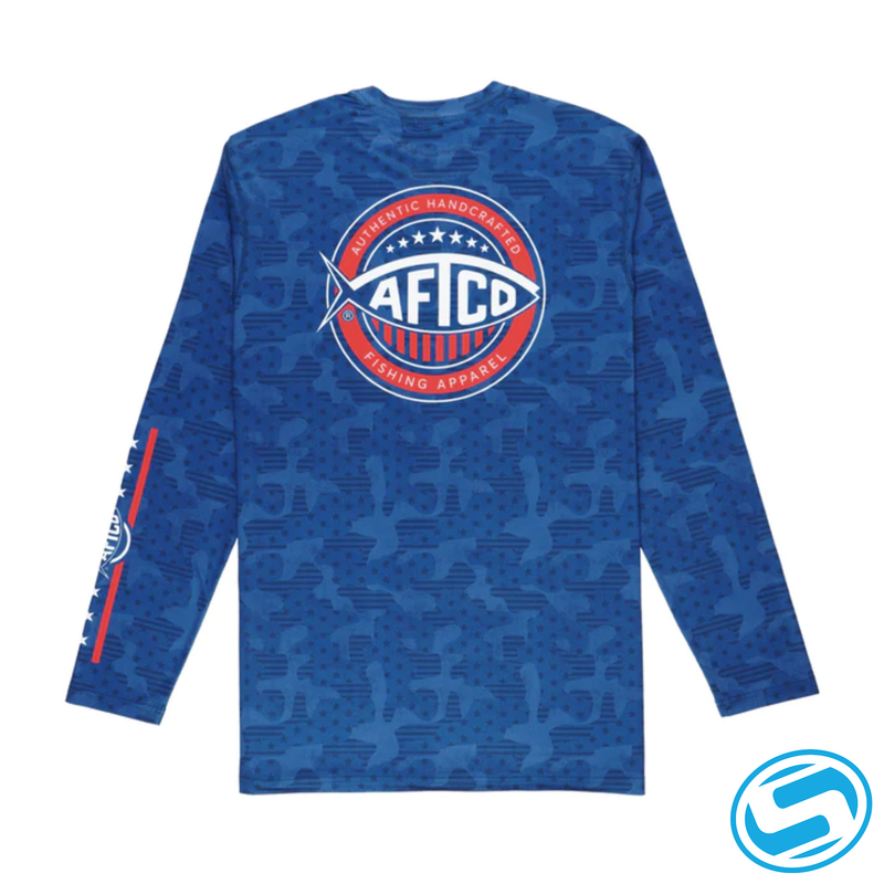 Men's Aftco Tribute Long Sleeve Performance Shirt