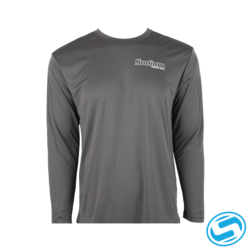 Men's Sodium Finger Mullet Performance Long Sleeve Shirt