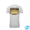 Men's Sodium Popping Redfish Badge Short Sleeve Cotton Shirt
