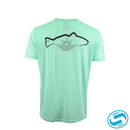 Men's Sodium Popping Redfish Sunset Cotton Short Sleeve Shirt