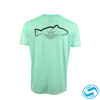 Men's Sodium Popping Redfish Sunset Cotton Short Sleeve Shirt