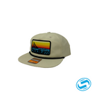 Men's Sodium Sunset Redfish Rope Adjustable Canvas Back Hat Style 256
