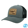 Men's Sodium Silver Legend Leather Trucker Adjustable Hat