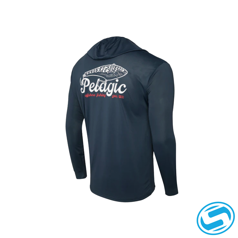 Men's Pelagic Aquatek Hook Em Long Sleeve Hooded Performance Shirt