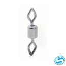 Mustad Black Rolling Swivel with Diamond Eye - SALE