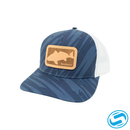 Men's Sodium Leather National Redfish Trucker Adjustable Hat