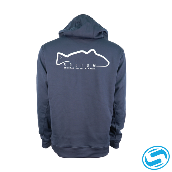 Men's Sodium Long Sleeve Popping Redfish Pullover Hoodie