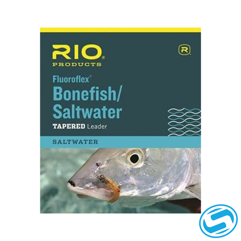 RIO Saltwater Fluorocarbon Tapered Leader Fluoroflex Bonefish/Saltwater