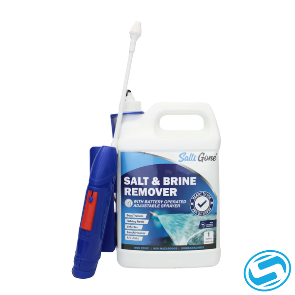 Salts Gone One Gallon Jug With Battery Operated Sprayer
