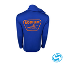 Men's Sodium Tailing Redfish Badge Long Sleeve Hooded Performance Shirt