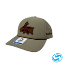 Sodium Sunshine Leather Hogfish Adjustable Performance Rope Hat