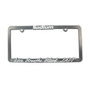 Sodium License Plate Cover