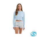 Women's Pelagic VaporTek Hooded Cropped performance Shirts