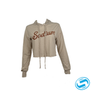 Women's Sodium Script Mid Lightweight Crop Hoodie