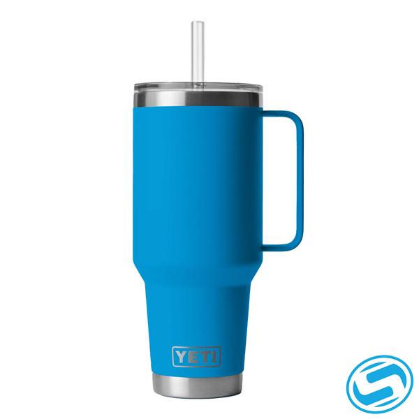 Yeti 42oz Rambler Mug With Straw Lid