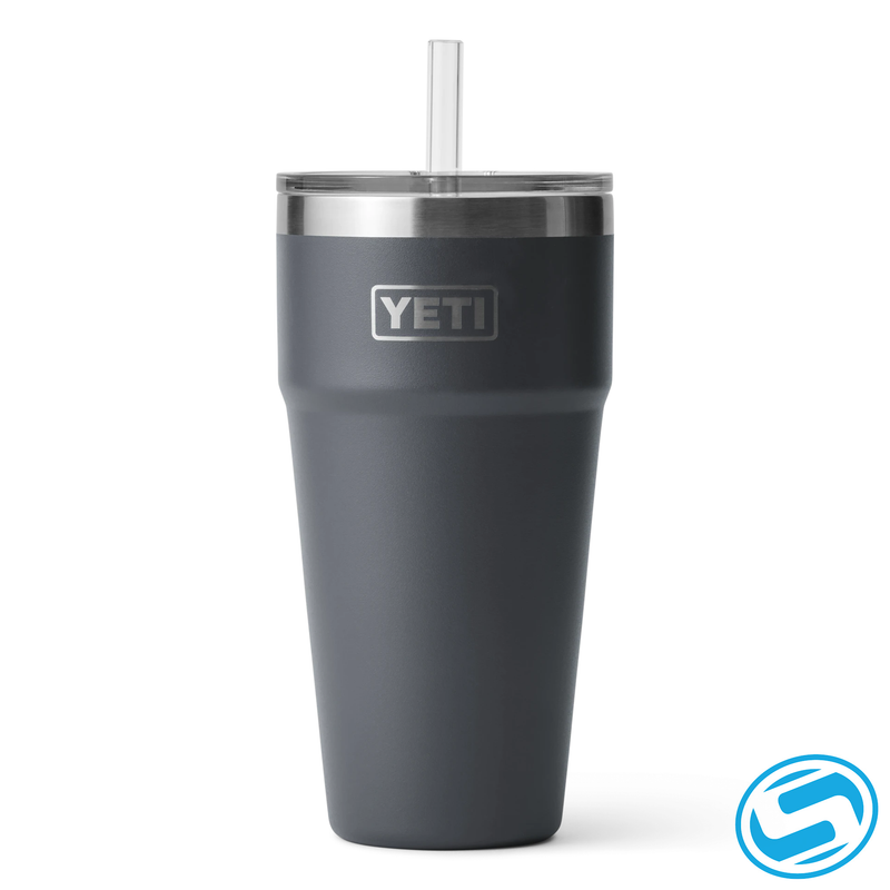 Yeti Rambler Stackable Cup with Straw Lid - 26 oz - Camp Green