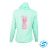 Youth Sodium Pineapple Slam Hooded Long Sleeve Shirt