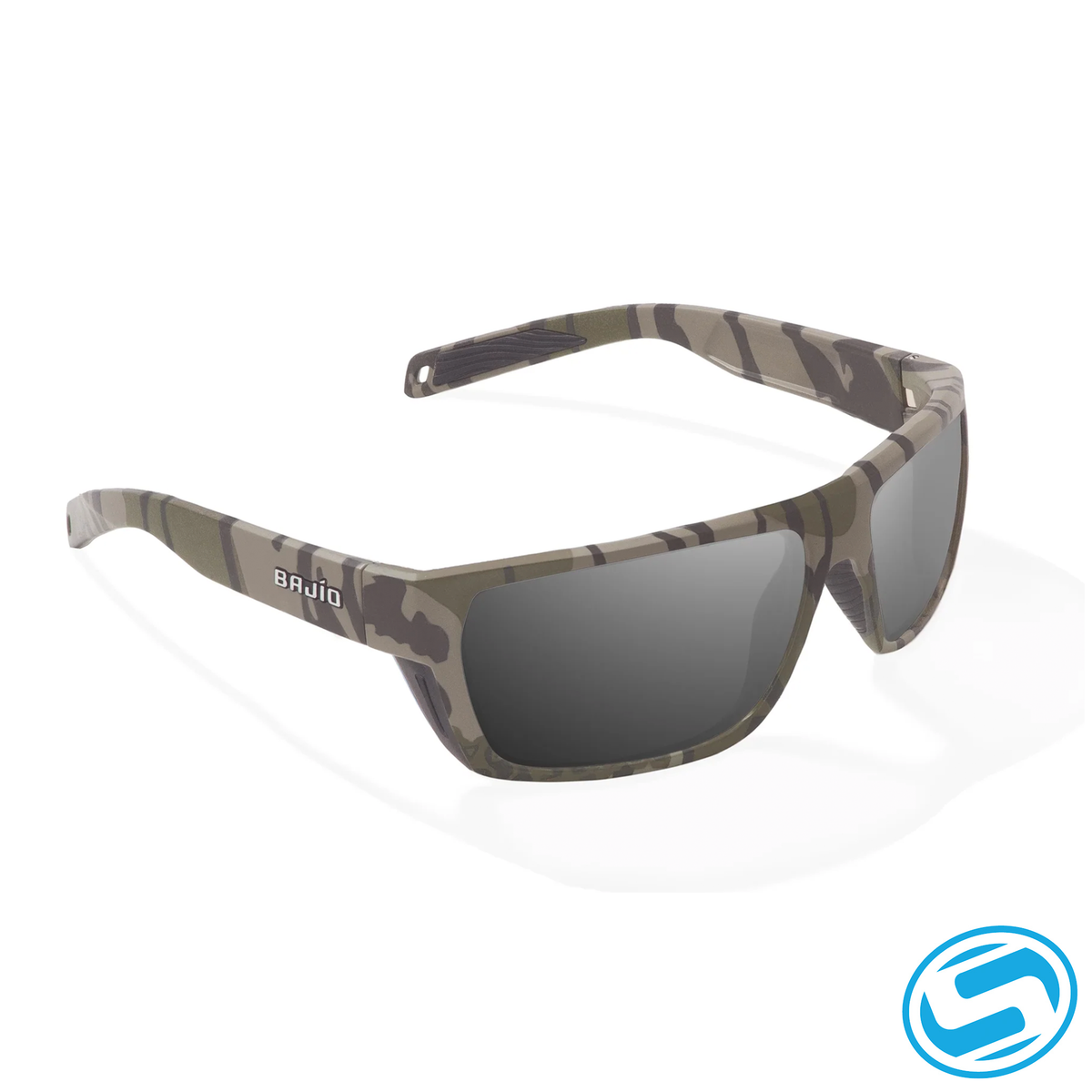 ビーバウンシー Men's Bajio Limited Edition Mossy Oak Bottomlands Camo Sunglasses
