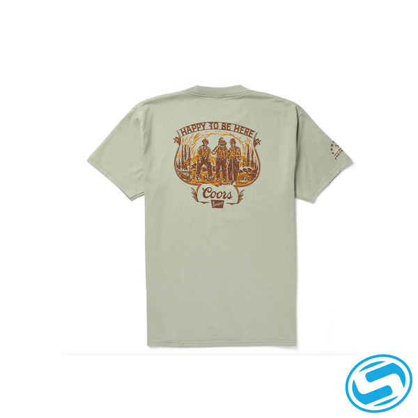 Men's Seager x Coors Banquet Hotshots Cotton Short Sleeve T-Shirt