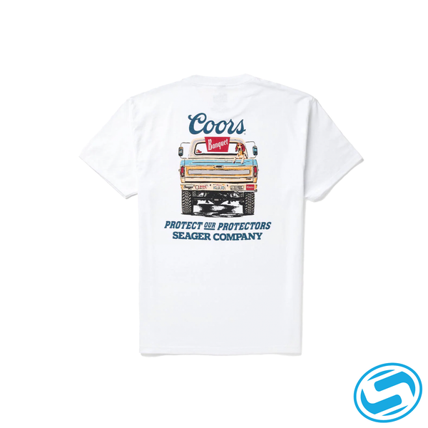 Men's Seager x Coors Banquet Bumper Cotton Short Sleeve T-Shirt