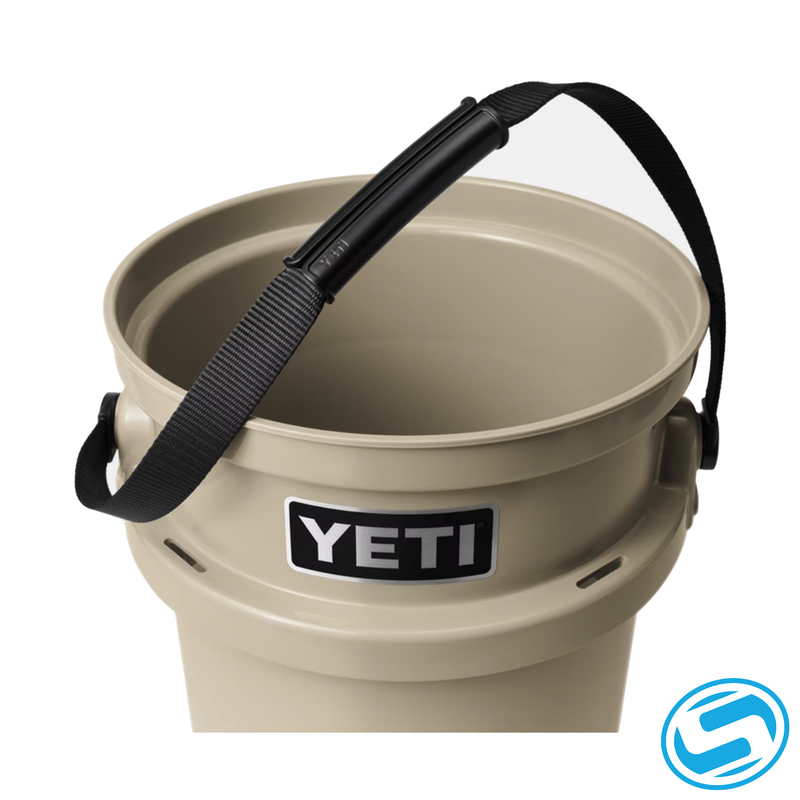 YETI Loadout 5-Gallon Bucket, Impact Resistant Fishing/Utility Bucket, White