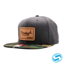 Men's Sodium Silver Legend Canvas Adjustable Flat Bill Hat