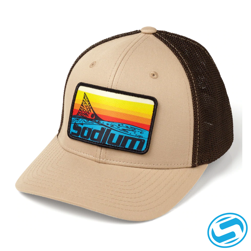 Men's Sodium Sunset Redfish Trucker Adjustable Hat