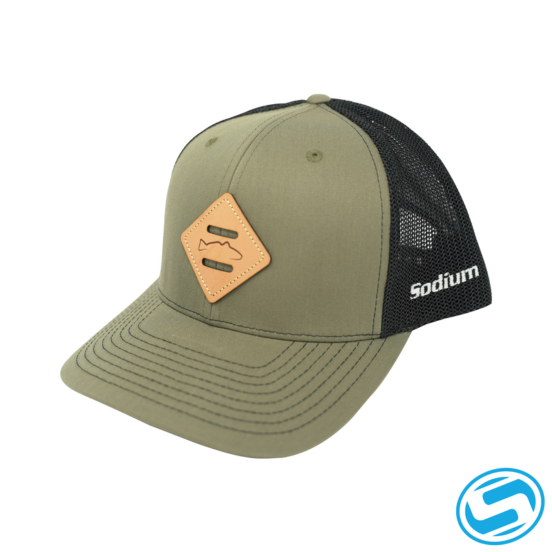 Men's Sodium Subtle Redfish Trucker Adjustable Flexfit Hat