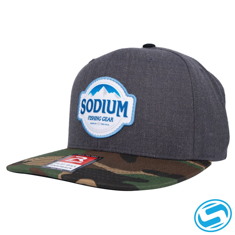 Men's Sodium White Mountains Canvas Adjustable Flat Bill Hat