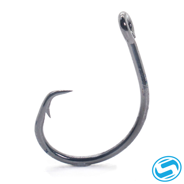 JSHANMEI Fishing Worm Hooks 3X Thickened High Strong Carbon Steel Wide Gap  Saltwater Freshwater Soft Lure Jig Worm Fishing Hooks for Bass Trout