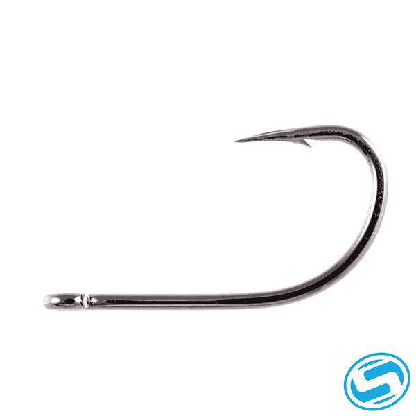Beauty Hightech Fishing Barbed Hook Bend Mouth Triangular Fast Attack Super Needle Point Fishhook Black Seabream Bass Japan Hooks 4-8 Piece Pack