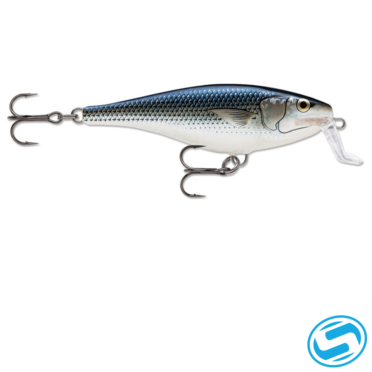 battery powered natural shad lure for bass Rapala Super Shad Rap
