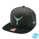 Men's Sodium Tuna Tails Up Canvas Adjustable Flat Bill Hat