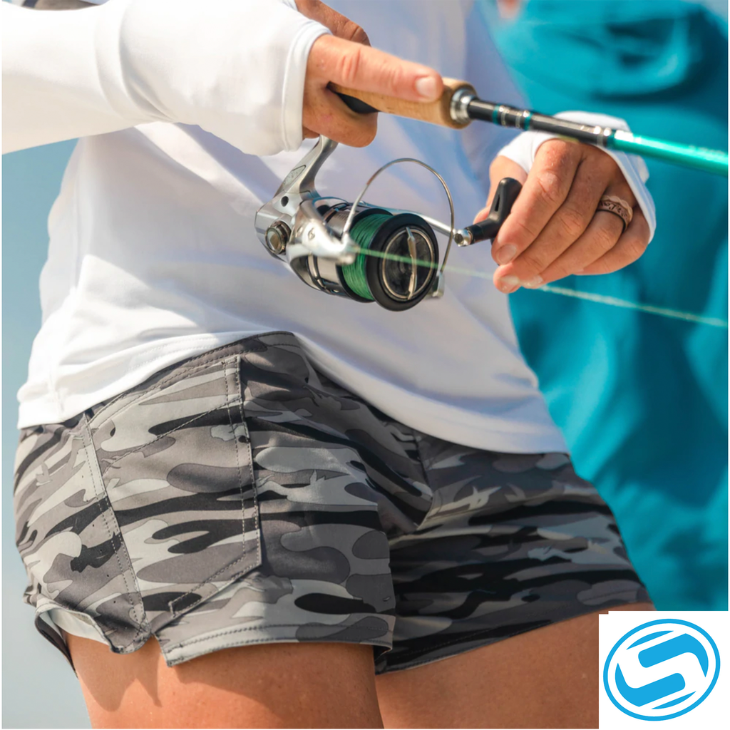 Women's Aftco Mercam Fishing Shorts - SALE