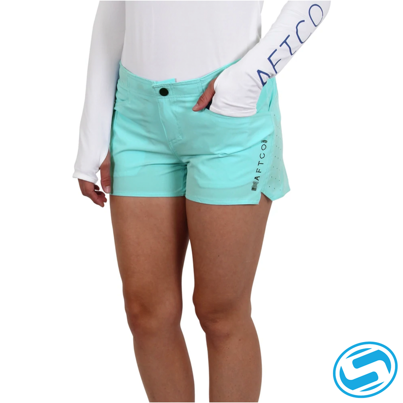 Women's Aftco Microbyte Fishing Shorts
